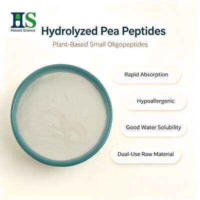 Pea Protein Peptides Powder Hydrolyzed Pea Protein For Skincare & Nutrition Formulas