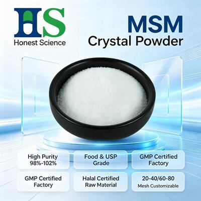 Food Grade MSM Crystal Powder Methylsulfonylmethane Dimethyl Sulfone
